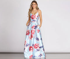Geneva Cross Back A-Line Dress