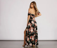 Stuck on Floral Maxi Dress