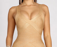Corina Formal Bandage Tulle Dress